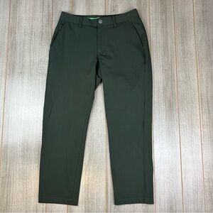 Bonobos Golf Pants 31x28 (tag 31x32) Tapered Athletic Fit Green